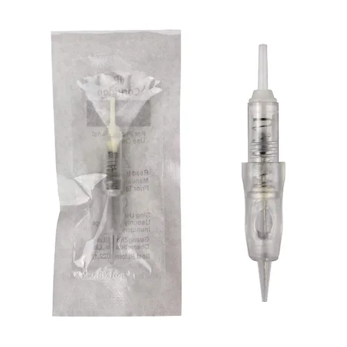 Miniatura 6 de Guapa Agujas de cartucho de maquillaje permanente, agujas desechables para tatuaje, 1P 3P, se adapta a la máquina de maquillaje permanente