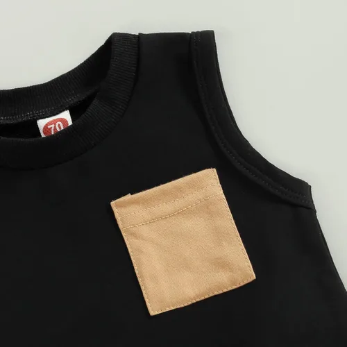 Miniatura 3 de Conjunto de pantalones cortos para niños pequeños, camiseta estampada junto al mar, 2 piezas, ropa de verano