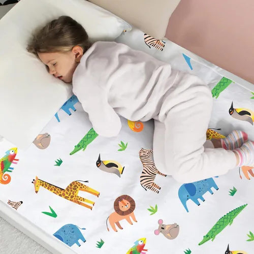 Miniatura 19 de Hygge Sheets - Almohadillas para orinar para niños y niños pequeños, 100% impermeable, almohadilla antideslizante para camas de tamaño matrimonial