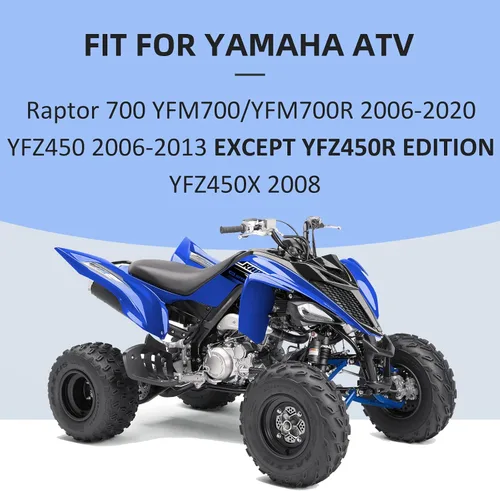 Miniatura 2 de M MATI Rotor de disco de freno trasero para Yamaha Raptor 700 2006-2020 YFZ450 2006-2013 YFZ450X 2008 1S3-2582W-10-00 1PE-F582W-00-00 1S3-2582W-00-00