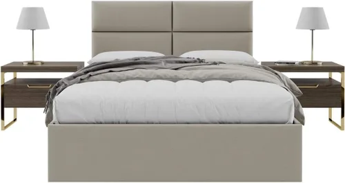 Miniatura 35 de Vänt - Paneles tapizados de cabecera para montar en la pared, diseño Isabelle, 60 x 23 pulgadas, configuración de 4 paneles individuales, Cuero
