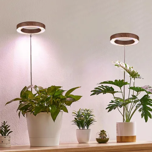 Miniatura 13 de yadoker Luz de cultivo de plantas, luz LED de espectro completo para plantas de interior, altura ajustable, temporizador automático, bajo voltaje