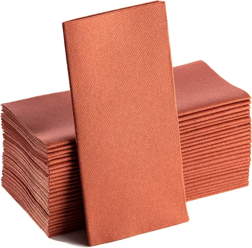 Miniatura 17 de Servilletas de papel azul bebé, tela desechable de lino como servilletas de cena, toallas de mano, suaves, absorbentes, servilletas de mano de papel