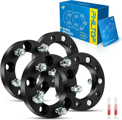 Miniatura 57 de PHILTOP Espaciador de rueda de 4 x 4 de 2 pulgadas, espaciadores de rueda centrados en las lengüetas para Polaris Trail Boss 330 2003-2013, Trail