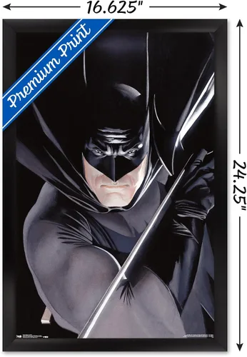 Miniatura 3 de Trends International DC Comics Batman - Póster de pared de retrato, 14.725 x 22.375 pulgadas, versión enmarcada en negro Versión con marco negro