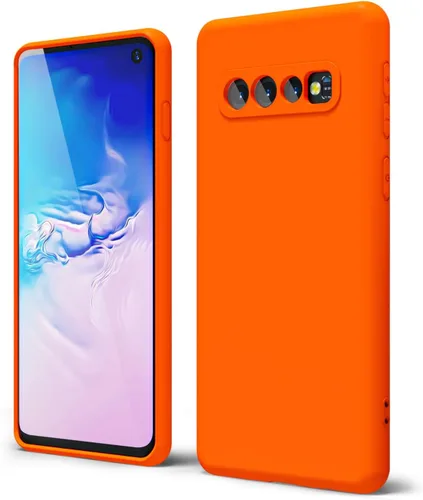 Miniatura 407 de oakxco Funda para teléfono Samsung Galaxy S21 Ultra con agarre de silicona líquida, bonita funda delgada y delgada de goma suave de TPU lisa