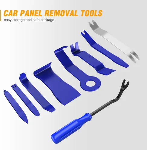 Miniatura 4 de GOOACC Kit de herramientas de eliminación de molduras automáticas de 9 piezas, kit de herramientas antiarañazos para el audio del automóvil, kit
