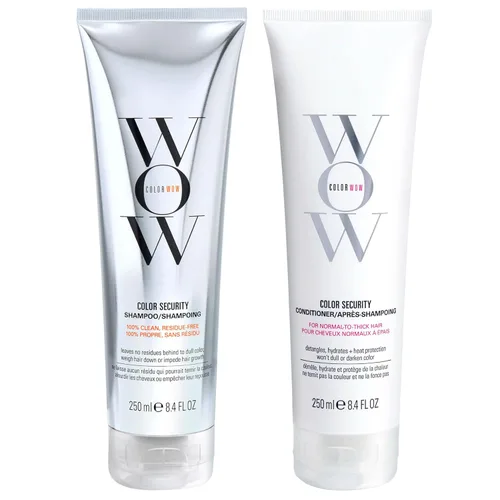 COLOR WOW Dream Clean Duo - CHAMPÚ DE SEGURIDAD DE COLOR 100% limpio, sin sulfatos y ACONDICIONADOR DE SEGURIDAD DE COLOR sin peso | Logra un
