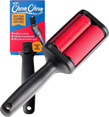 Miniatura 9 de ChomChom Roller Removedor de pelo de mascotas – Rodillo de pelusa reutilizable de tamaño original para gatos y perros en muebles, sofá, alfombra