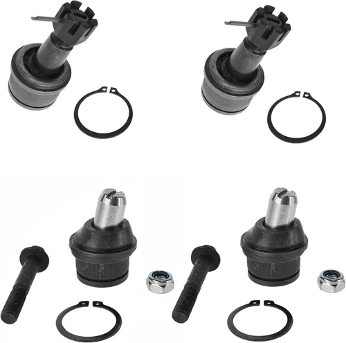 Miniatura 117 de TRQ Juego de juntas esféricas delanteras superior e inferior para lado del conductor y del pasajero Compatible con Acura TL 2009-2014 Acura TSX