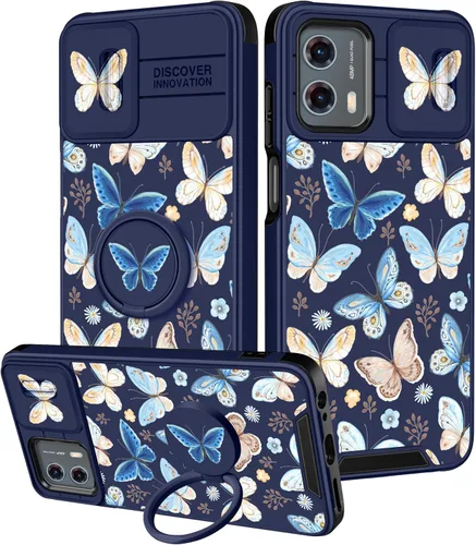Miniatura 102 de Funermei Funda para Moto G Play 4G 2024 – Funda para teléfono para mujeres y niñas, diseño único de gato y libros, diseño único con funda