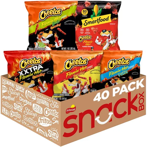 Miniatura 9 de Cheetos - Bocadillos con sabor a queso, crujientes, 1 onza (paquete de 40)