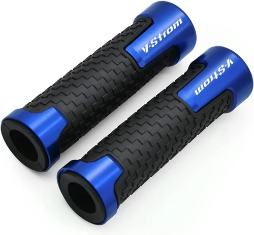 Miniatura 11 de Juego de manillar de motocicleta de 7/8 pulgadas de goma metálica para Suzuki DL650 DL1000 Vstrom V-Strom 650 1000 1050/1050/xt (color: negro)