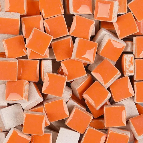 Miniatura 19 de PINUO&KE Mosaico cuadrado de cerámica para manualidades, 200 unidades / 7.05 oz / 7.05 oz / 7.05 oz / 7.05 oz, piezas de vidrieras coloridas