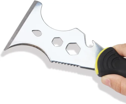 Miniatura 6 de Herramienta de acero inoxidable para varios pintores, raspador de pintura, cuchillo de cinta, cuchillo de masilla de 3 pulgadas, raspador de pintura