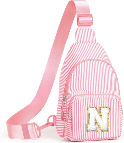 Miniatura 66 de YOOLIFE Regalos de Navidad para niñas adolescentes Bolso cruzado inicial con bandolera Bolso cruzado monograma para regalos de cumpleaños para niñas