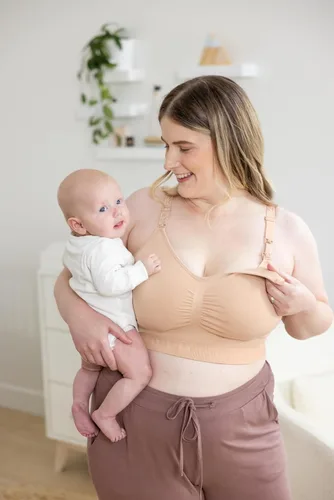 Miniatura 2 de Kindred Bravely Sublime Pumping Bra Hands Free, Adjustable Pumping & Nursing Bra with EasyClip for All Breast Pumps