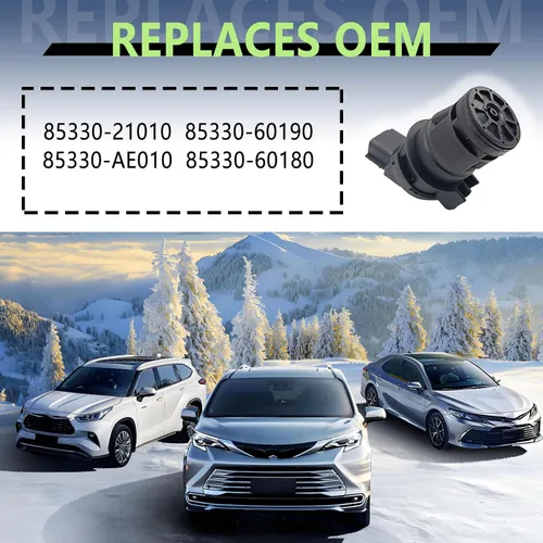 Miniatura 6 de 85330-60190 Bomba de limpiaparabrisas con ojal compatible con T0y0ta Lexs Nisan MazDa HonDa Reemplaza # 85330-AE010, 85330-60180, 85330-21010