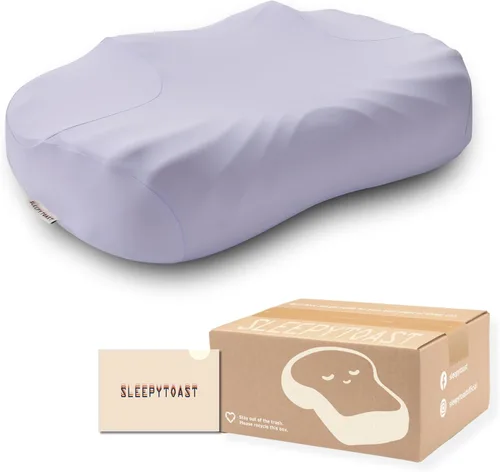 Miniatura 8 de Almohada para aliviar el dolor de cuello, almohada cervical para dormir con diseño único Wave Valley para un masaje suave, almohada para dormir