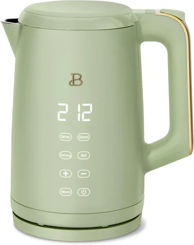 Miniatura 8 de Hervidor eléctrico 1.7L 1500W con pantalla activada por tacto, control de temperatura programable, 4 ajustes de té preestablecidos, apagado