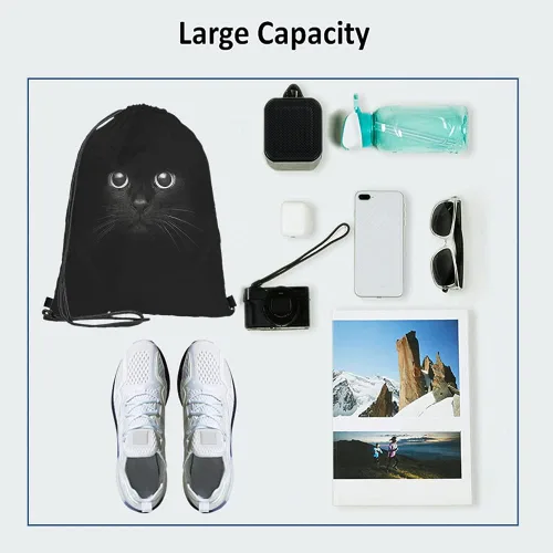 Miniatura 3 de Beabes Bolsas de cordón de arte abstracto Bolsa de mochila Bolsa de gimnasio Bolsa de cordón, Multi-a204, Mochilas de viaje