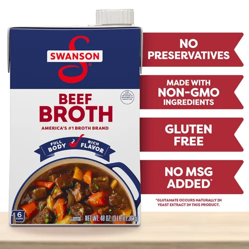 Miniatura 5 de SWANSON S Caldo de carne, cartón de 48 oz