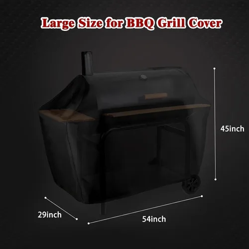 Miniatura 4 de Royal Gourmet CC1830W - Cubierta para parrilla de carbón de 30 barriles para parrilla CC1830S, resistente al agua, cubierta para parrilla al aire