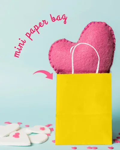 Miniatura 6 de Bakepacker 100 Piezas Bolsas de Regalo de Papel Mini Amarillo Brillante con Asas 6"x4.5"x2.5" Bolsas de Favor de Fiesta Múltiples Usos (Tamaño Mini)