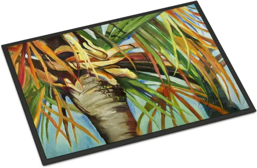Miniatura 45 de Caroline's Treasures JMK1017JMAT - Tapete de caza de rana garza azul, 24 x 36 pulgadas, tapete para puerta delantera, interior y exterior