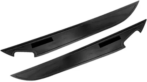 Miniatura 4 de Accesorios para Toyota Sienna Protector de panel de puerta de automóvil, cubiertas de acero inoxidable, 2 piezas de 2021 2022 2023 2024 (Blcak)