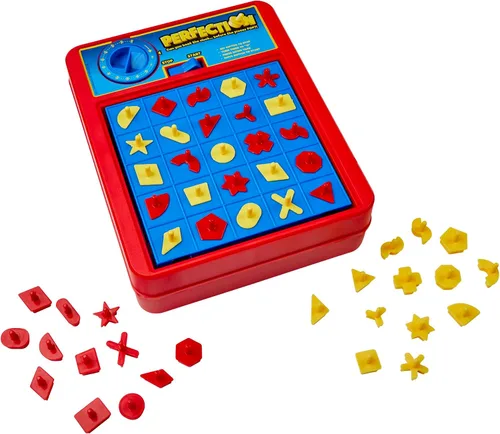 Miniatura 3 de Hasbro Gaming Perfection Plus 2-Jugador Modo Duelo Formas y Piezas Emergentes Edades 5 y Más (Exclusivo de Amazon)