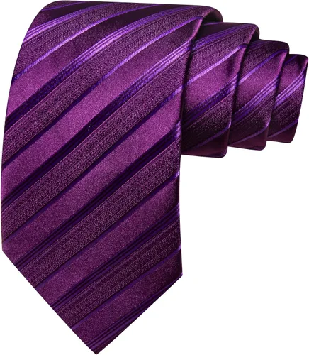 Miniatura 183 de Barry.Wang Juego de corbatas para hombre, corbata de seda a rayas, tejido a cuadros, gemelos formales, negocios, boda