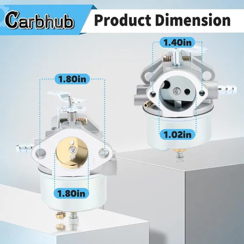 Miniatura 6 de Carbhub 640052 Carburador para Tecumseh 640349 640054 640058 640058A HMSK80 HMSK85 HMSK90 HMSK100 HSMK110 LH318A LH358SA 8HP 9HP 10HP Generador