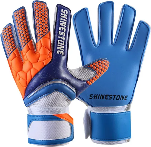 Miniatura 6 de LEZI Guantes de portero con protección de dedos y doble protección para la muñeca para jóvenes y adultos, guantes de portero de fútbol proporcionan