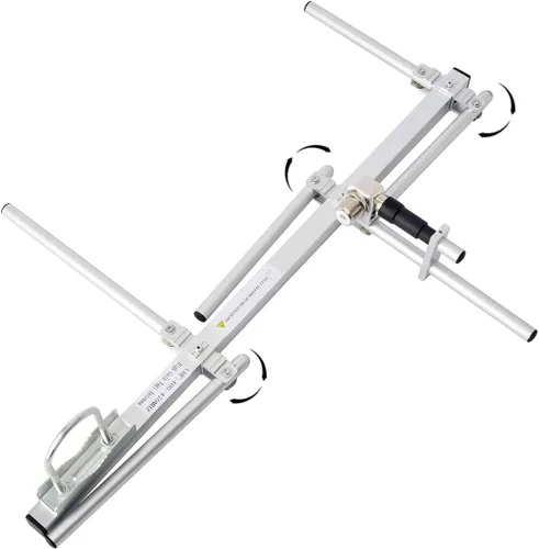 Miniatura 3 de HYS Antena plegable UHF Yagi, 70CM 400-470Mhz aleación de aluminio antena al aire libre, aleación de aluminio GMRS Base Antena para Yaesu Motorola