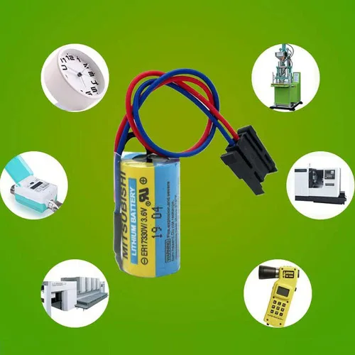 Miniatura 7 de MEELER 3 Pack A6BAT PLC batería de litio 3.6 V para Mitsubishi Servo A6bat ER17330V FANUC CNC sistema no recargable