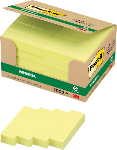 Miniatura 12 de Post-it Heading 50 x 15 mm 100 hojas x10 Pcs Mixed Color Especial Pack 700rp-bk