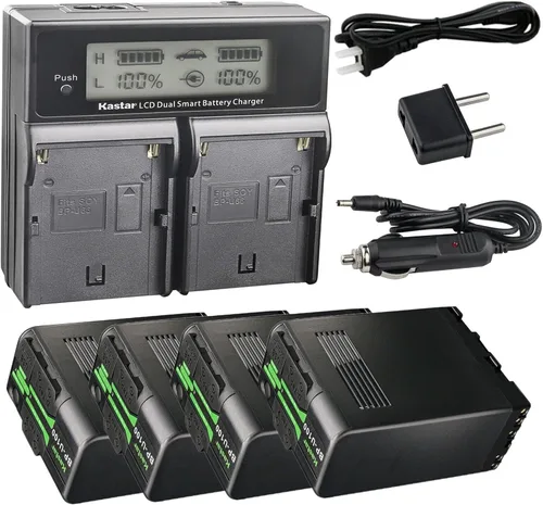 Miniatura 6 de Kastar BP-U100 AC LCD Cargador rápido dual compatible con Sony PMW-EX3 PMW-EX3R PMW-EX160 PMW-EX260 PMW-EX280 PMW-F3 PMW-F3K PMW-F3L XDCAM EX HD422
