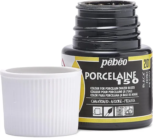 Miniatura 2 de PEBEO Porcelaine 150 - Pintura (1.5 fl oz, botellas, pizarra negra)