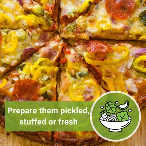 Miniatura 5 de Sow Right Seeds - Semilla de pimiento dulce de plátano para plantar - Paquete de reliquia sin OMG con instrucciones para plantar un huerto