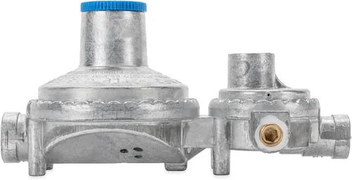 Miniatura 8 de Camco Regulador de Propano Horizontal de Dos Etapas - Compatible con Tanques de Propano de 20 lb o 30 lb con Roscas ACME - Entrada NPT Hembra de 1/4