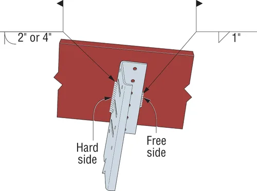 Miniatura 3 de Simpson Strong-Tie HYS15/68-KT25 HYS 15 pulgadas. Puntal híbrido de derivación de calibre 14 (25 cantidades)
