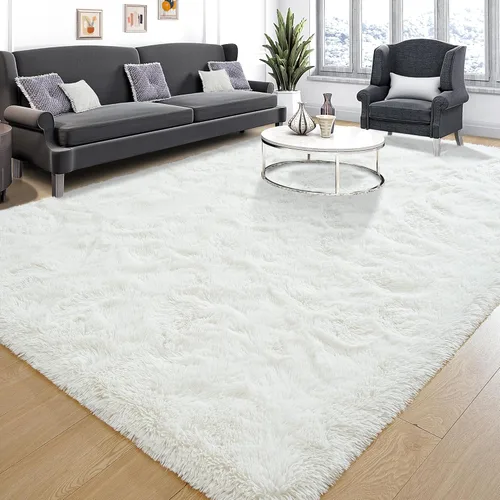 Miniatura 2 de Tepook Alfombras súper suaves y esponjosas para sala de estar, alfombras de área de 8 x 10 pies para dormitorio, alfombra moderna peluda, alfombras