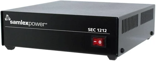 Samlex SEC-1212 Fuente de alimentación conmutada de escritorio Entrada: 120 VAC, Salida: 13.8 VCC, 10 Amps UL Approved