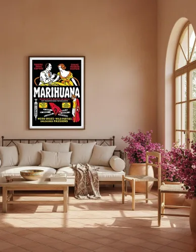 Miniatura 6 de Marihuana - Weed with Roots in Hell - Orgías extrañas - Fiestas salvajes - Pasiones desatadas - Póster de película vintage por Dwain Esper c.1936