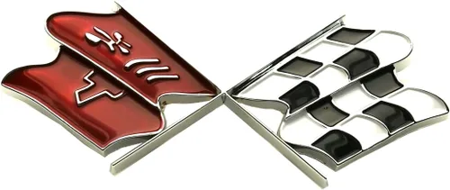 Miniatura 3 de 1 emblema de nariz frontal para Corvette C3 1968-1972 (cromado)