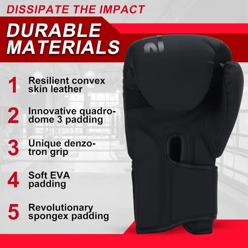 Miniatura 3 de Guantes de boxeo para hombres y mujeres, guantes de entrenamiento de boxeo, guantes de boxeo MMA, Kickboxing, guantes de entrenamiento para boxeo