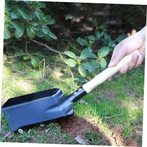Miniatura 9 de Pala de jardinería y chimenea para cenizas, herramienta de mano cuadrada para hoguera de jardín y estufa, ceniza plana para limpieza eficiente