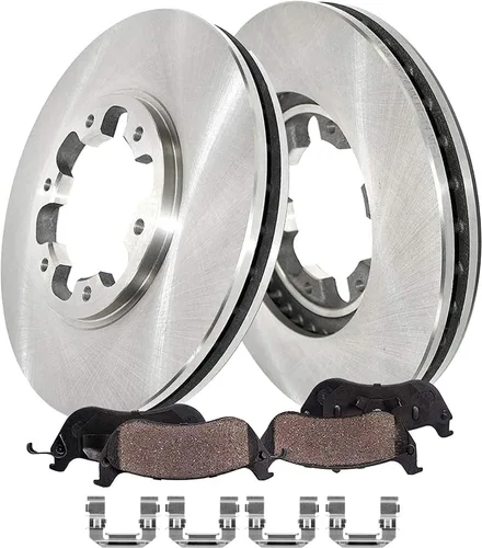 Miniatura 50 de Detroit Axle - Kit de freno delantero para Volkswagen Golf Jetta City Beetle Rotores de freno de disco de repuesto pastillas de freno de cerámica
