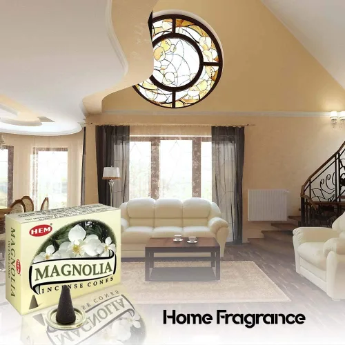 Miniatura 3 de Magnolia - Caja de 12 cajas, 10 conos cada una - HEM Incienso de la India